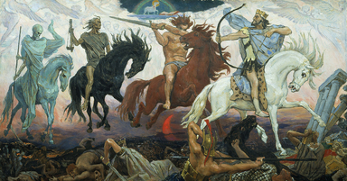 In the apocalyptic imaginary, the great struggle of Horus is