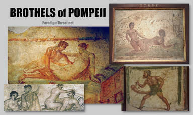 Pompeii brothel fresco - Roman culture
