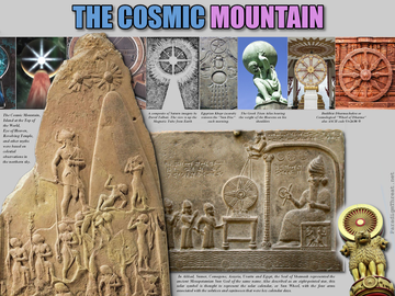 The cosmic mountain is celebrated around the world,and described as a pillar of fire and light rising along the world axis;as a radiant city or temple of heaven, as the prototype for any sacred space on earth.