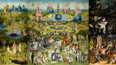 The Garden of Earthly Delights by Hieronymus Bosch depicting the Golden Age