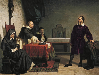 Galileo was called to Bellarmine’s residence and ordered, to abstain