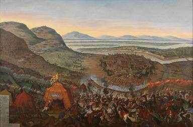 The Ottoman Army surrounds Vienna by Frans Geffels. The Ottoman