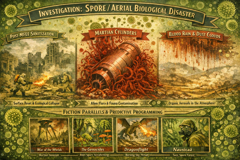 Spore / ecological disaster — Martian cylinders investigation