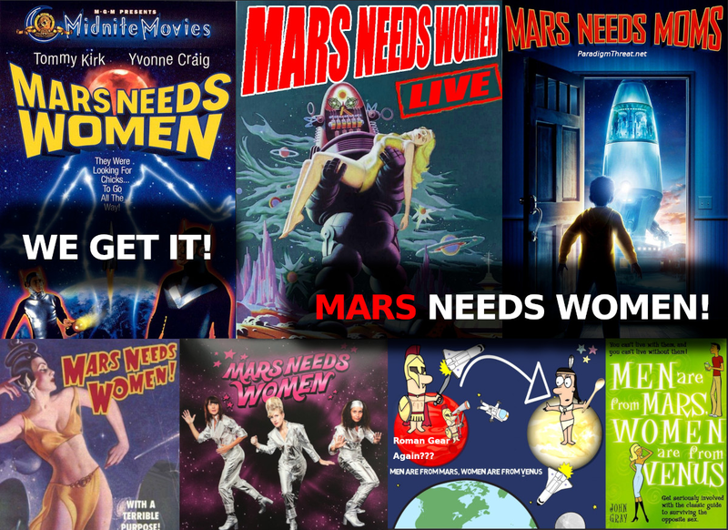 Mars Needs Women — breeding programme theme