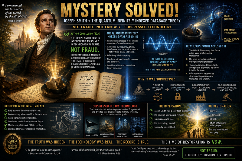 Joseph Smith mystery solved — crystal-memory interpretation